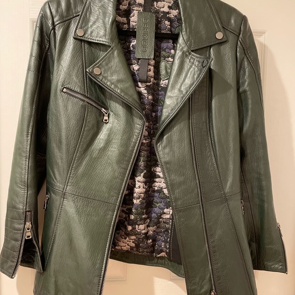 Derimod Mayfair Leather Jacket Size M - Picture 7 of 16